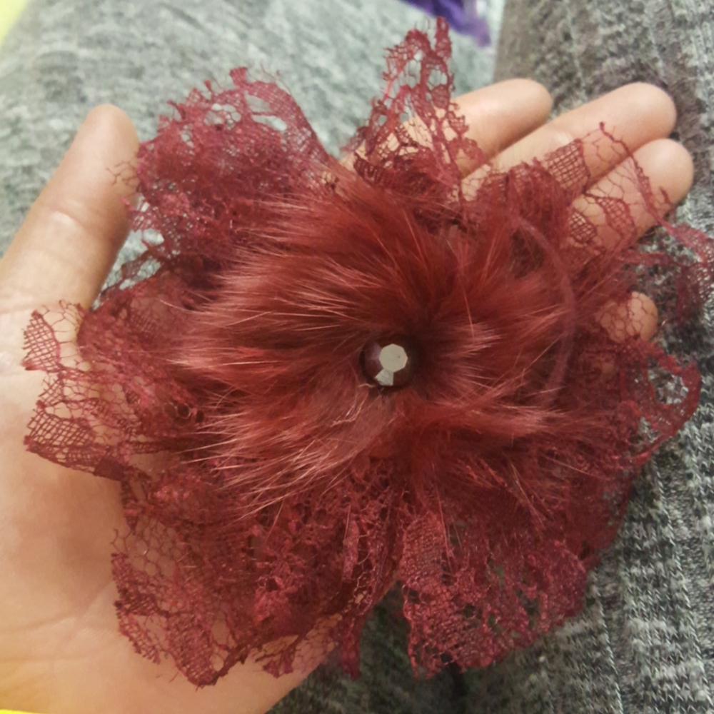 Red hair accessory